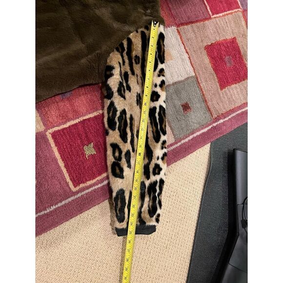 DL1961 Phoebe Camo & Faux-Fur Reversible Jacket Size Large - Picture 9 of 16